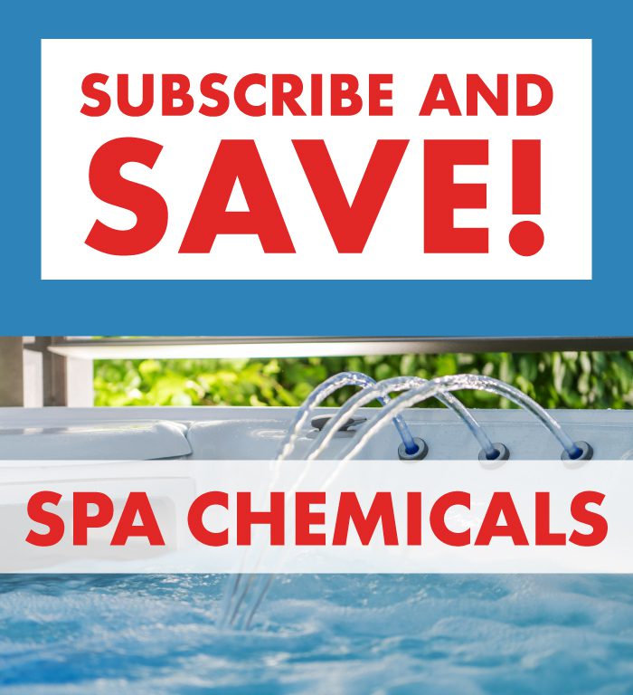 Subscribe and Save! Spa Chemicals